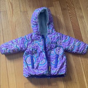 Patagonia reversible puffer fleece jacket